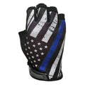 Industrious Handwear Blue Line Flag - Unlined - Half Finger Gloves - IH-BL-XSM