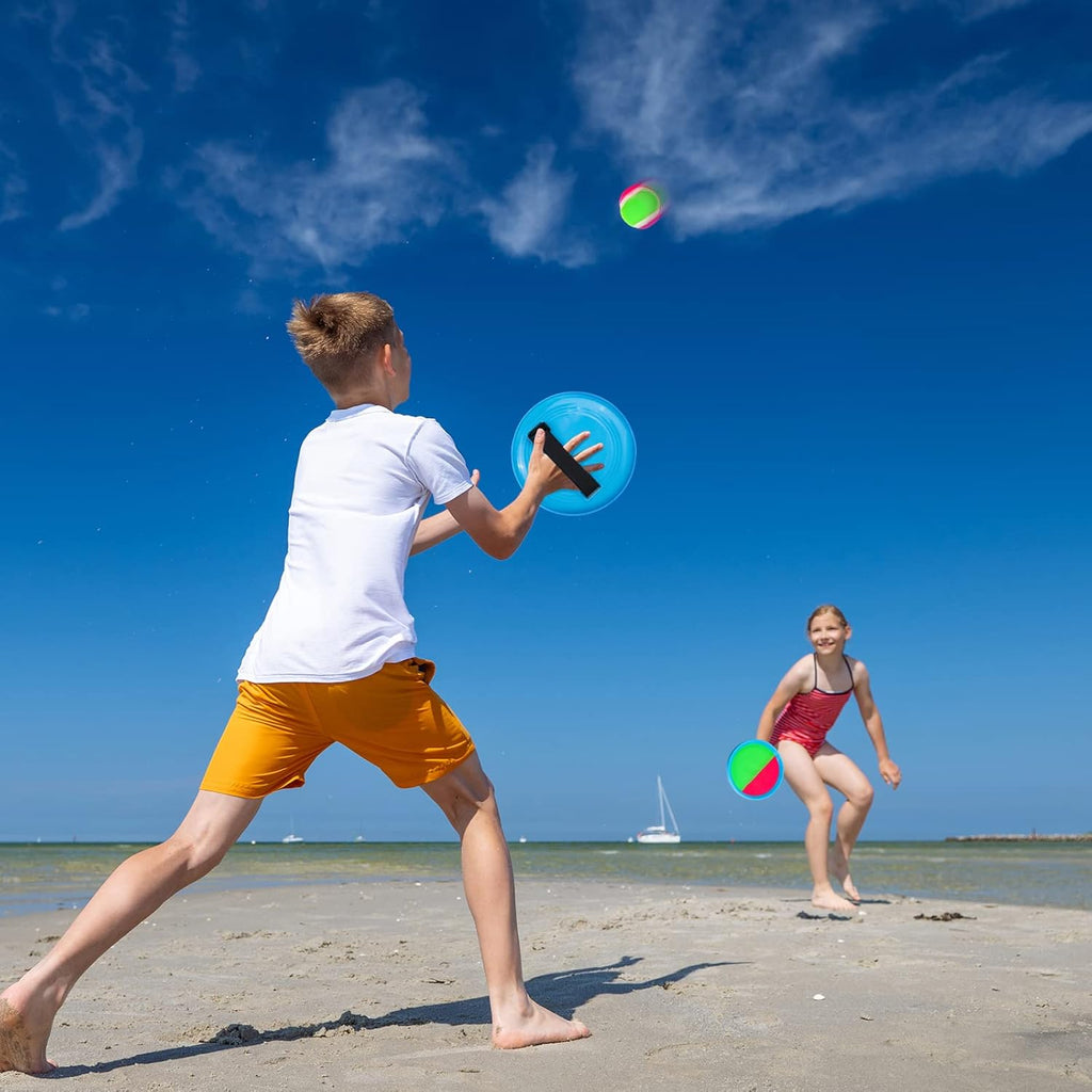 Ayeboovi Toss and Catch Ball Game - Fun Outdoor Toy for Kids | Perfect for Ages 3-10, Upgraded Design