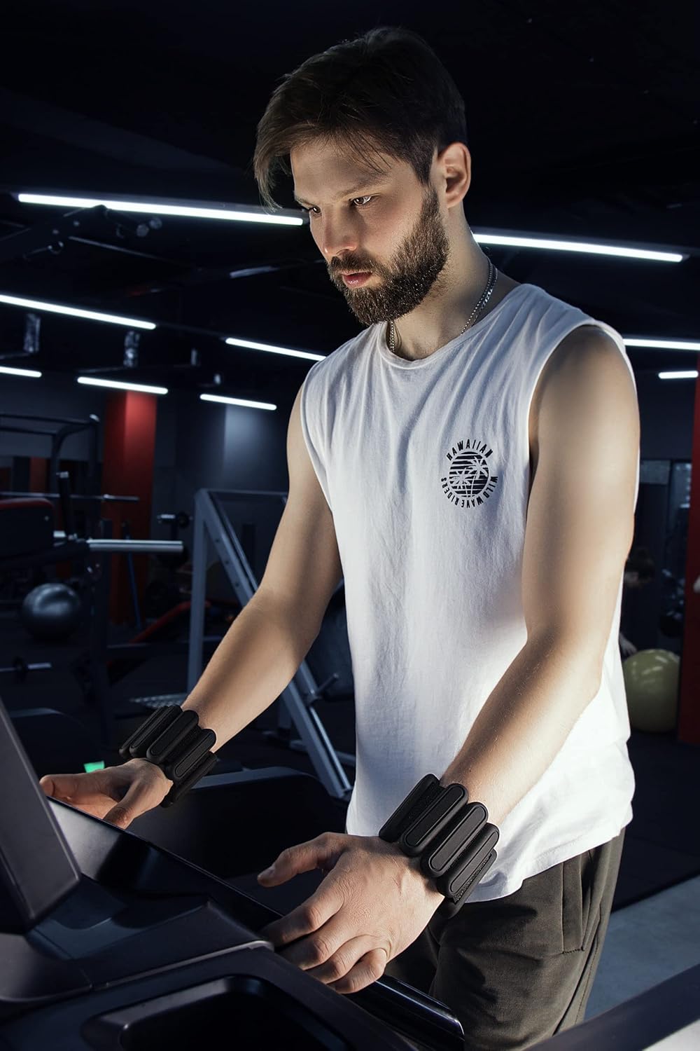 STONESAM Adjustable Wrist & Ankle Weights - 1lb Set of 2 for Yoga, Dance, Pilates & Cardio