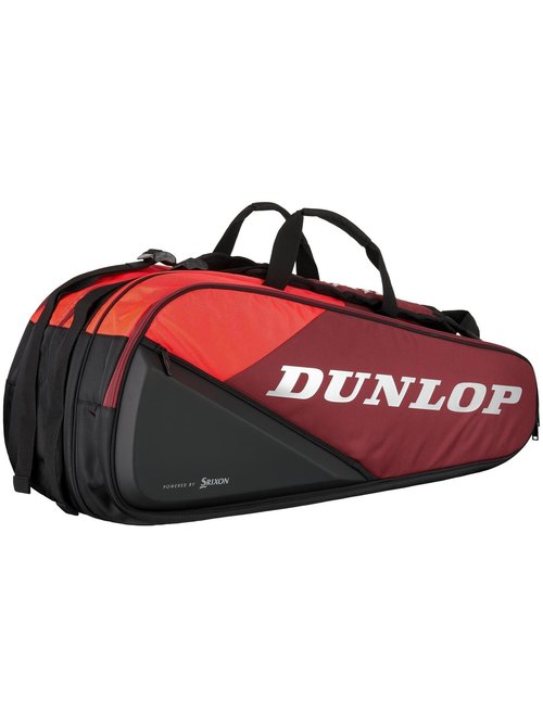 Dunlop Sports CX Performance Tennis Bag, Red/Black - 12-Racket
