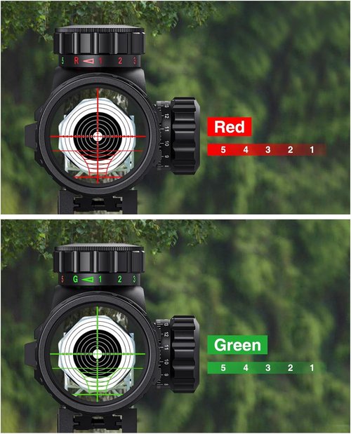 MidTen 3-9x32 Scope Combo - Dual Illuminated Optics with Holographic Red/Green Dot Sight & Laser Rangefinder