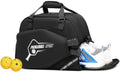 BISKLNDN Pickleball Bag for Women and Men, Pickleball Tote Bag with Various Zipper Pockets for Balls, Paddles, Shoes, Movil Phone and Power Bank with a Fence Hook, Black