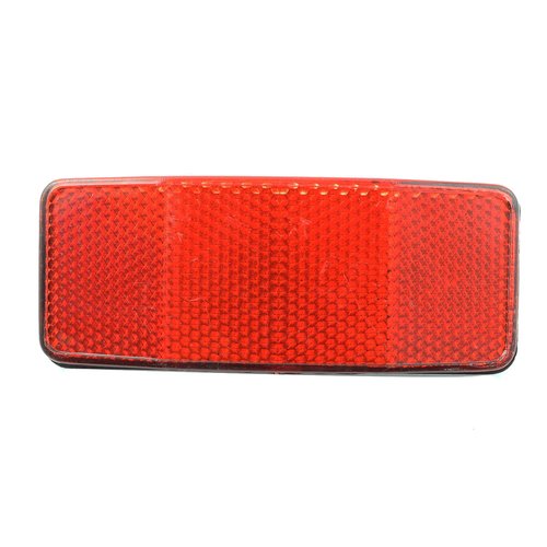 PZRT 1PCS Bicycle Mountain Bike Rear Rack Reflector Accessories Red 98x39mm