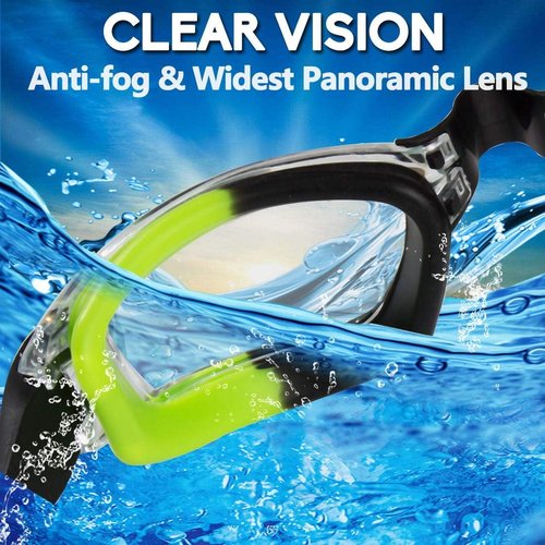 EverSport Kids Swim Goggles - Anti-Fog, Anti-UV Protection | Pack of 2 for Ages 4-16