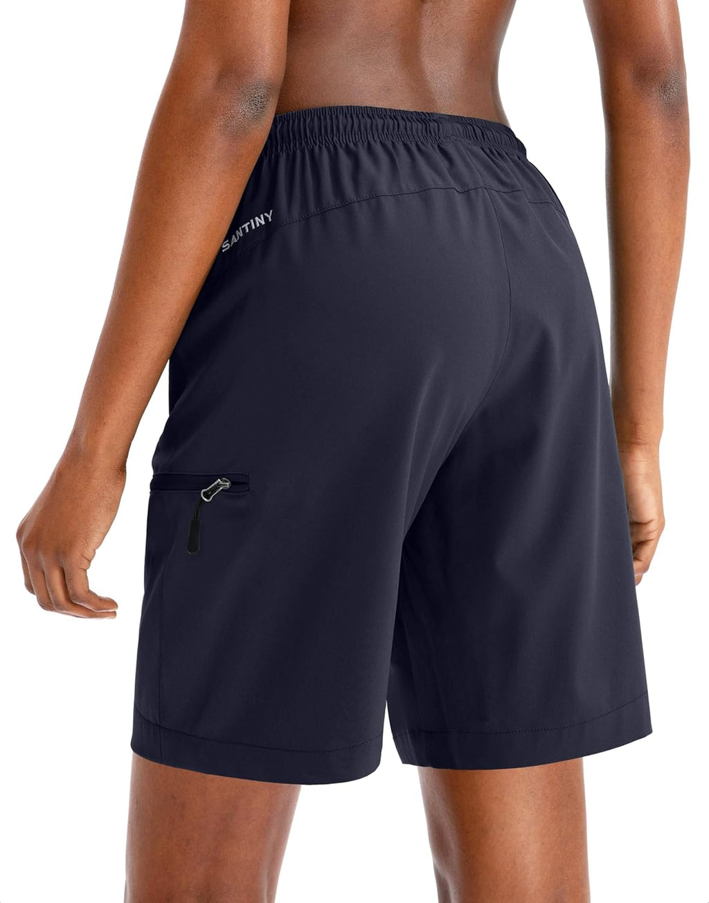 SANTINY Women's Hiking Cargo Shorts - Quick Dry Lightweight Summer Shorts with Zipper Pockets | 5''/7''/9'' Sizes