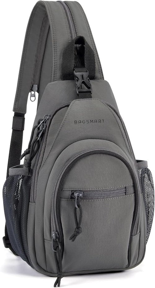 BAGSMART Small Crossbody Sling Bag - Anti-Theft Shoulder Backpack for Men & Women | Compact Daypack