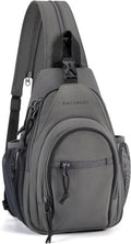 BAGSMART Small Crossbody Sling Bag - Anti-Theft Shoulder Backpack for Men & Women | Compact Daypack