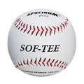 S&S Worldwide Spectrum Tee Ball | Durable Synthetic Leather Cover & Soft Sponge Rubber Core