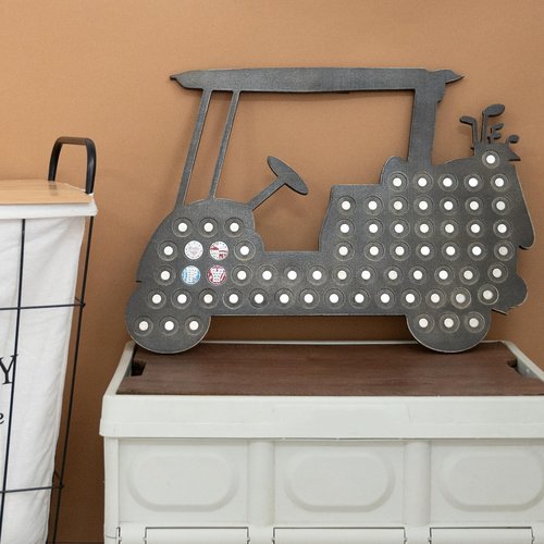 ANLYAWX Golf Marker Display Stand Magnetic Holder for Golf Markers - Store and Display Up to 68 Markers, Wall Mounted Golf Markers for Golf Lovers