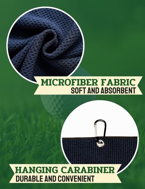 CybGene 40th Birthday Gifts Golf for Men Golfer, Funny Golf Towels for Golf Lovers, Husband, Perfect for Dad, Boss, Grandpa for Birthday
