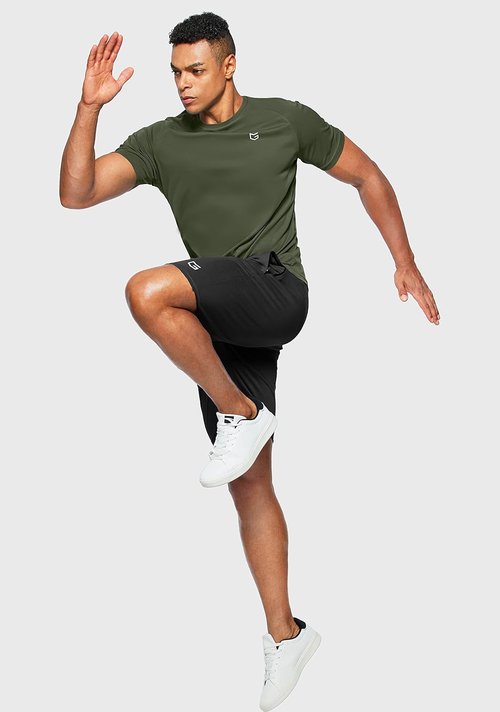 G Gradual Men's Quick Dry Workout T-Shirt - Lightweight Cooling Short Sleeve Tee for Gym & Outdoor Activities