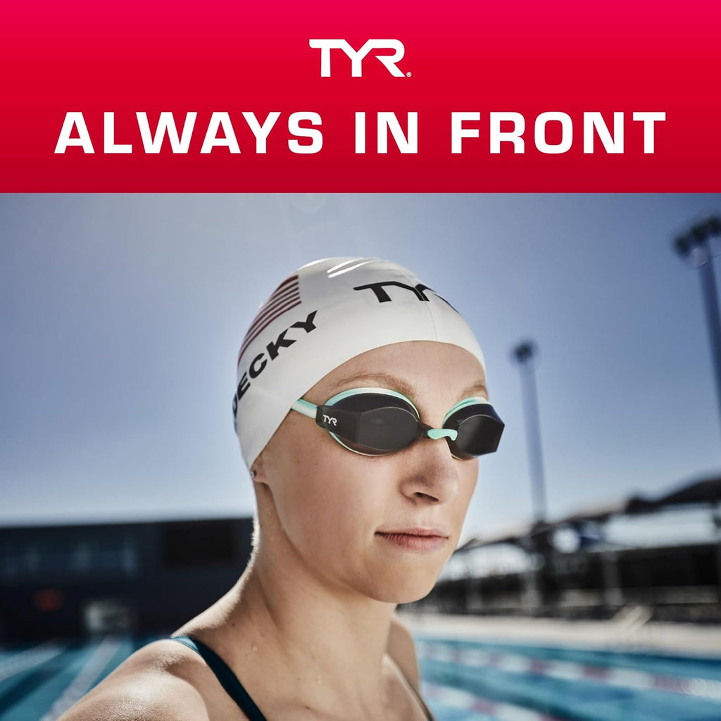 TYR Special Ops 2.0 Mirrored Swim Goggles - Anti-Fog, UV Protection, Comfortable Fit for Adults