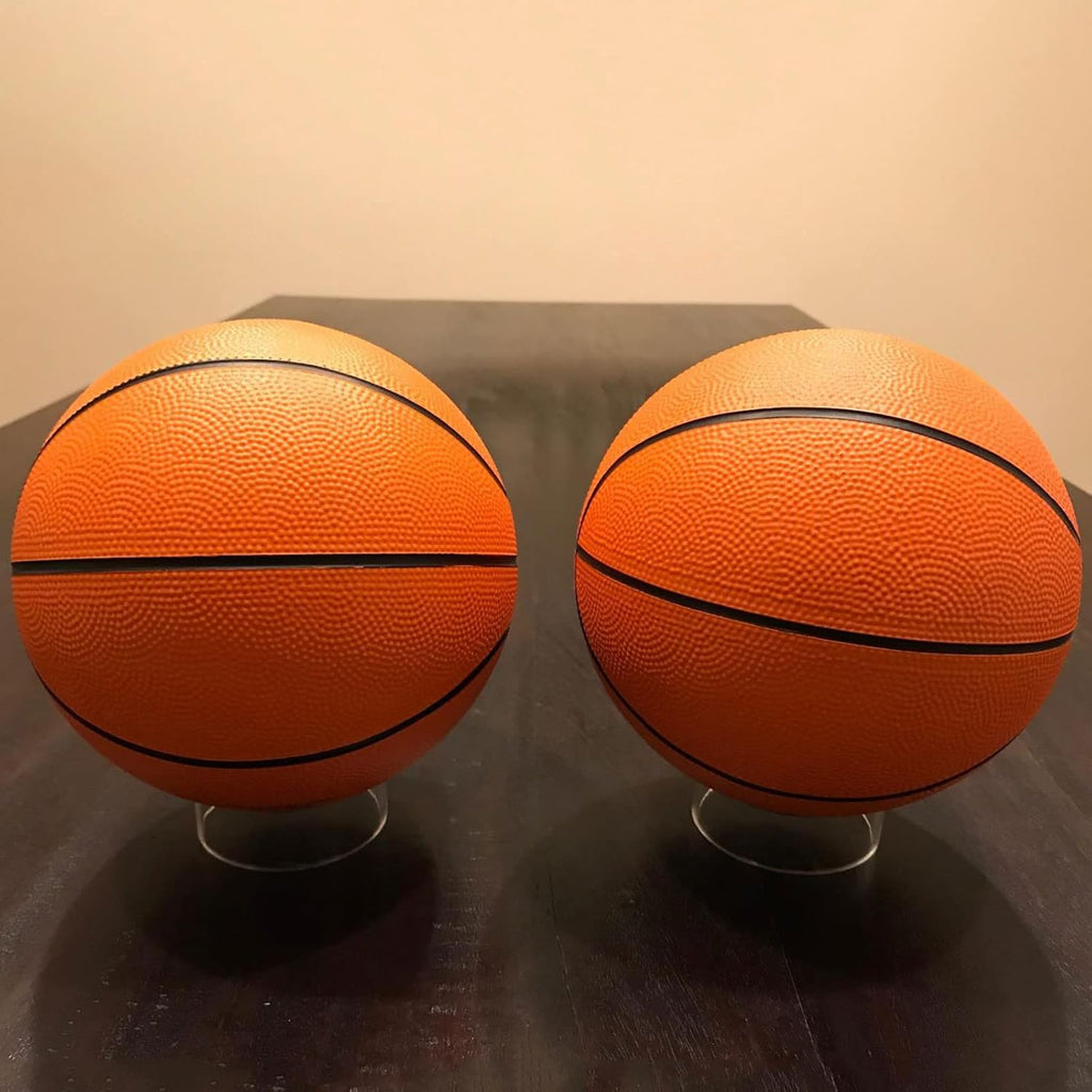 Transparent Acrylic Display Stand Clear Holder Plastic Round Display Stands for Golf Ball Baseball Softball Tennis Football Ball Storage Holder Rack Memorabilia Display and Storage