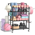 Glocryp Dumbbell Rack, Utility Weight Storage Racks, Home Gym Storage for Dumbbell Set，Kettlebells，Yoga Mat and Workout Equipment