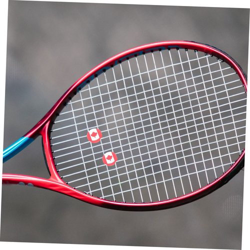 WHAMVOX National Flag Designed Tennis Racket Vibration Dampeners Silicone Shock Absorbers for Racquet Sports Accessories 6-Pack 0.98X0.98X0.23In