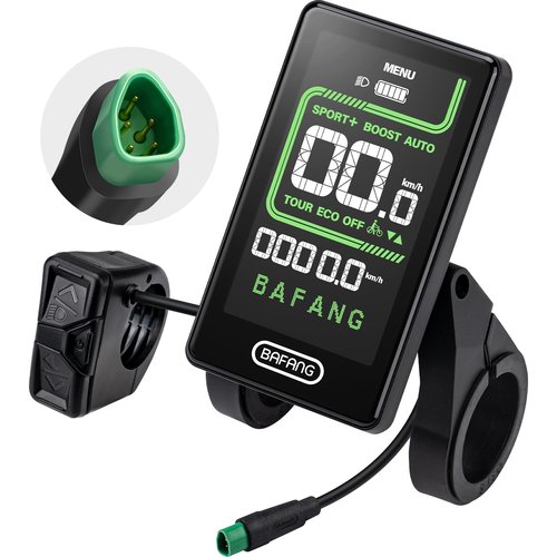 BAFANG 5 Pin Male Ebike Display for Bafang CAN Protocol Motors, Ebike Speedometer Bike Computer with 0-5 PAS, C020 (M620, M600, M560, M510, M420 mid Drive Motors), 36V-48V