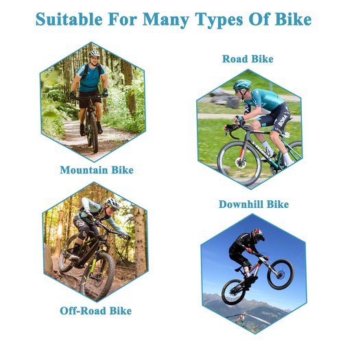 ENLEE Bike Frame Protection Tape, Non-Yellowing Bike Frame Protection Kit, High-Impact Honeycomb Microns PVC Anti-Scratch Protector for MTB/Road/Gravel Bike' Top/Down Tube, Chain Guard, Fork, 11PCS