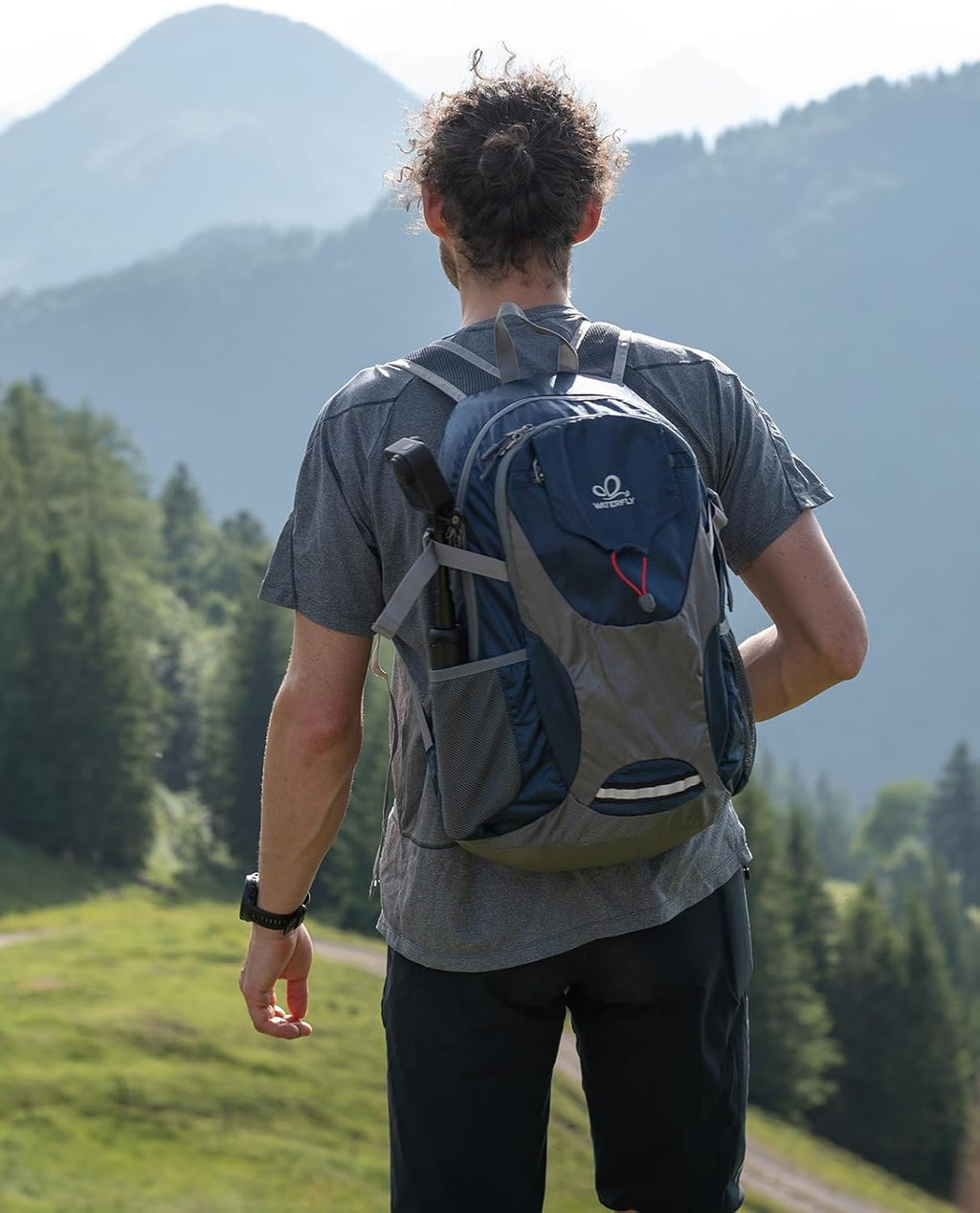 WATERFLY Lightweight 30L Packable Hiking Backpack - Ultralight Travel Daypack for Men & Women