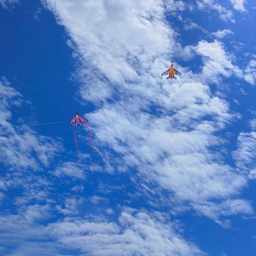 Fighter Airplane Kites - Easy to Fly for Kids Ages 4-12 | Includes Kite Handle & 300ft String