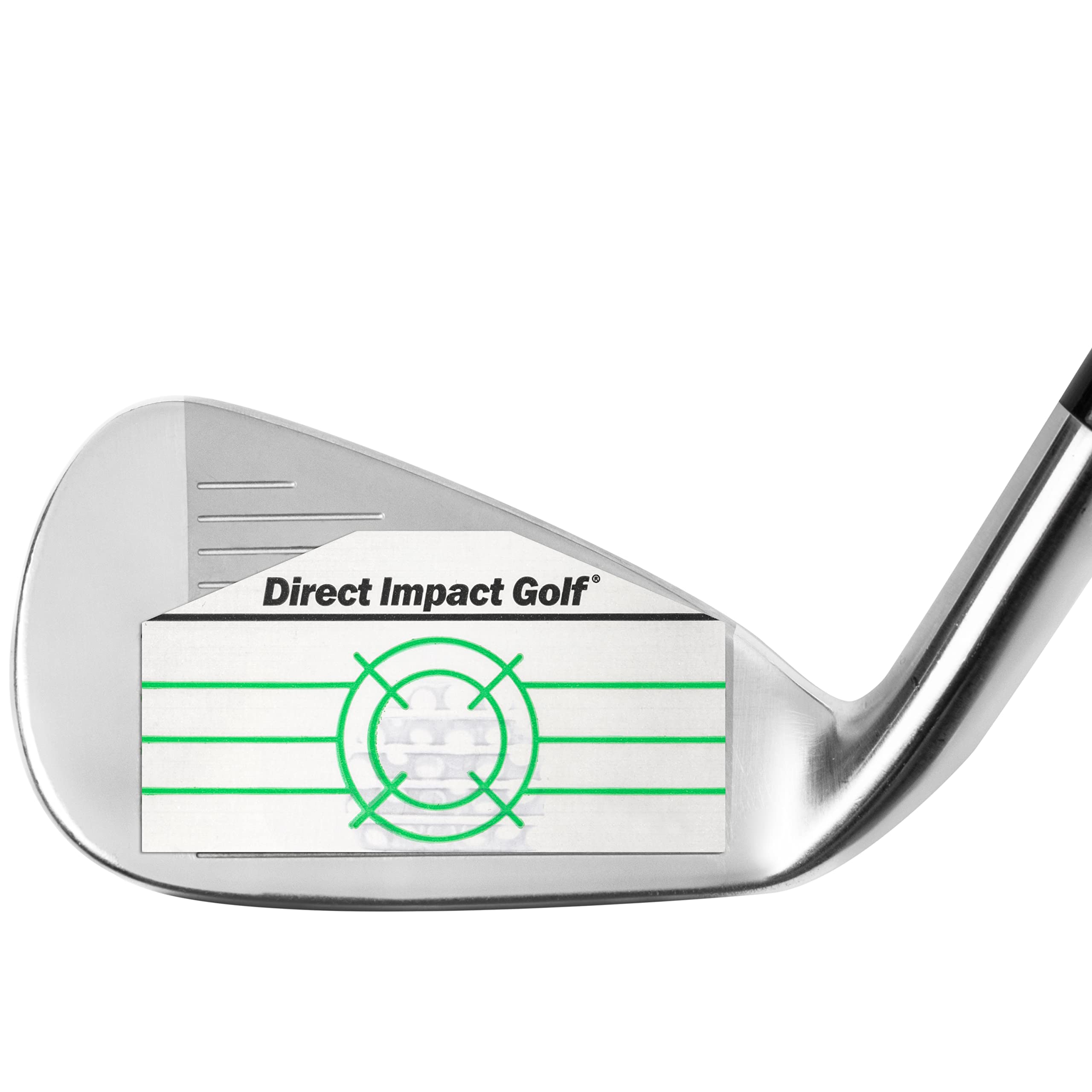Ultra-Thin Golf Impact Tape by Direct Impact Golf: Combo Pack (100 Driver+100 Iron) Ultra-Thin Golf Impact Tape Labels for Accurate Swing Analysis and Shot Feedback