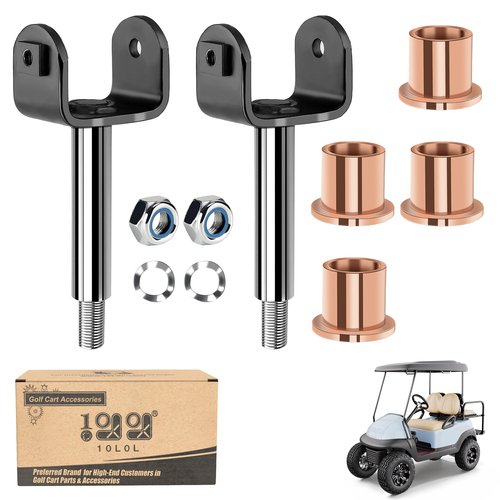 10L0L Front End King Pin Repair Kit for Club Car Precedent 2004 & up Golf Cart, Replace OEM 102287201, 103638601, 102288201, 102288401