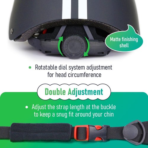 MOUNTALK Kids Bike Helmet - Adjustable Safety Gear for Ages 3-14 | Skateboard & Cycling Use