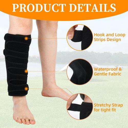 TrelaCo 2 Pcs Ankle Monitor Cover up for Gps Alcohol Bracelet Parole Probation House Arrest Shock Absorbing Immigration Sex Offenders Protective Sleeve with Adjustable Straps for Men Women