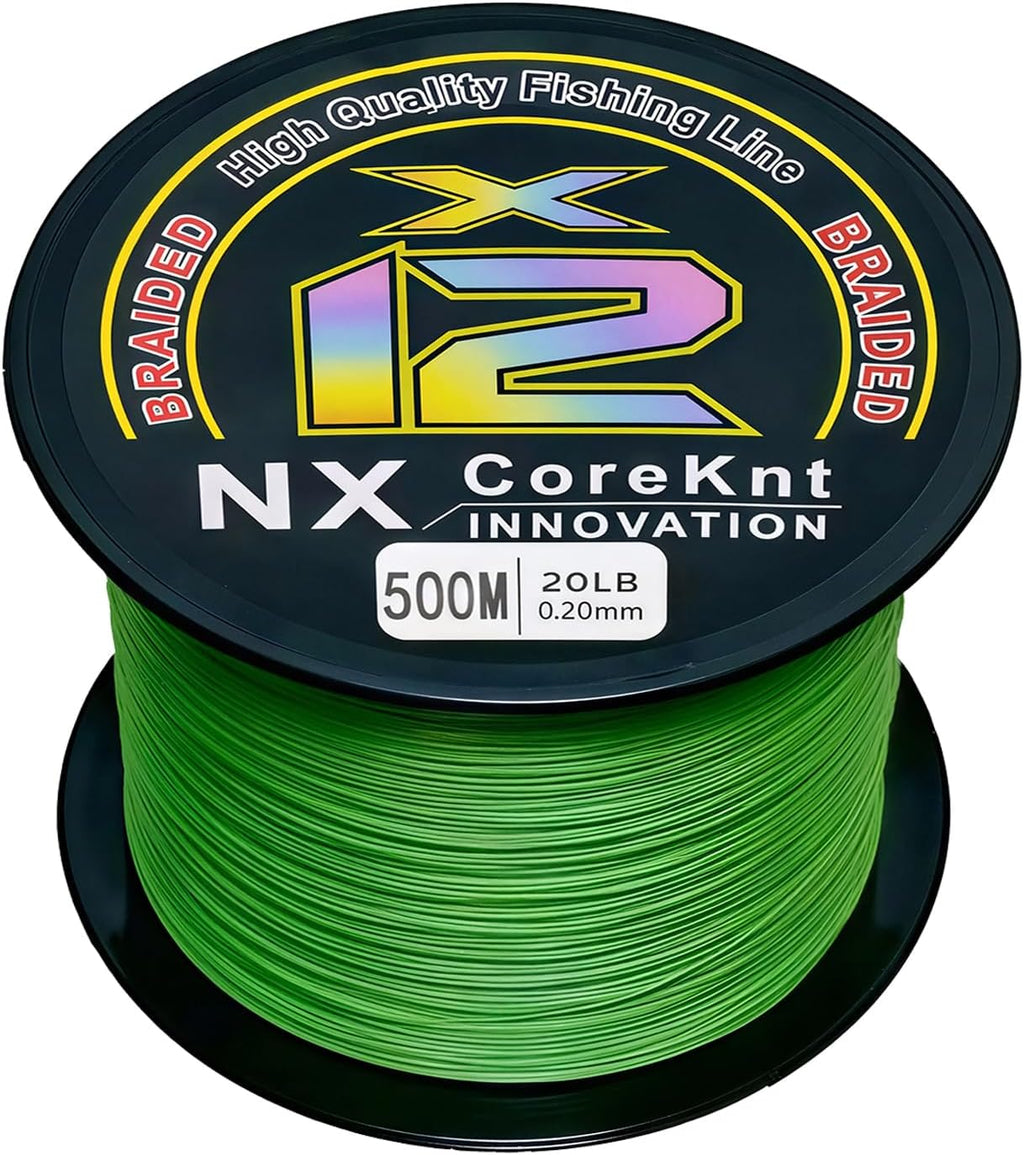 Pro Grade Braided Fishing Line by [Brand Name] - 12 Strands, Abrasion Resistant, Zero Stretch - Ideal for Saltwater & Freshwater