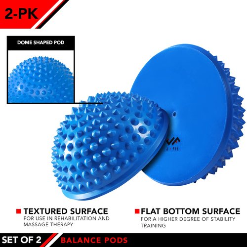 JFIT Balance Pod and Foot Fitness Set - Set of 2 Pods