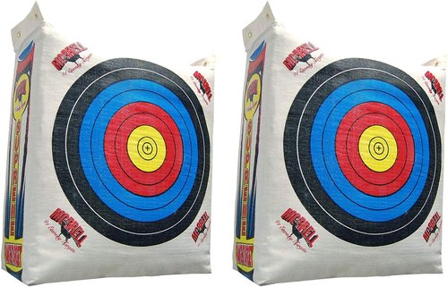 Morrell Weatherproof Supreme Range Archery Bag | 2-Pack Target Replacement Cover - White, 2 Sides, 4 Spots