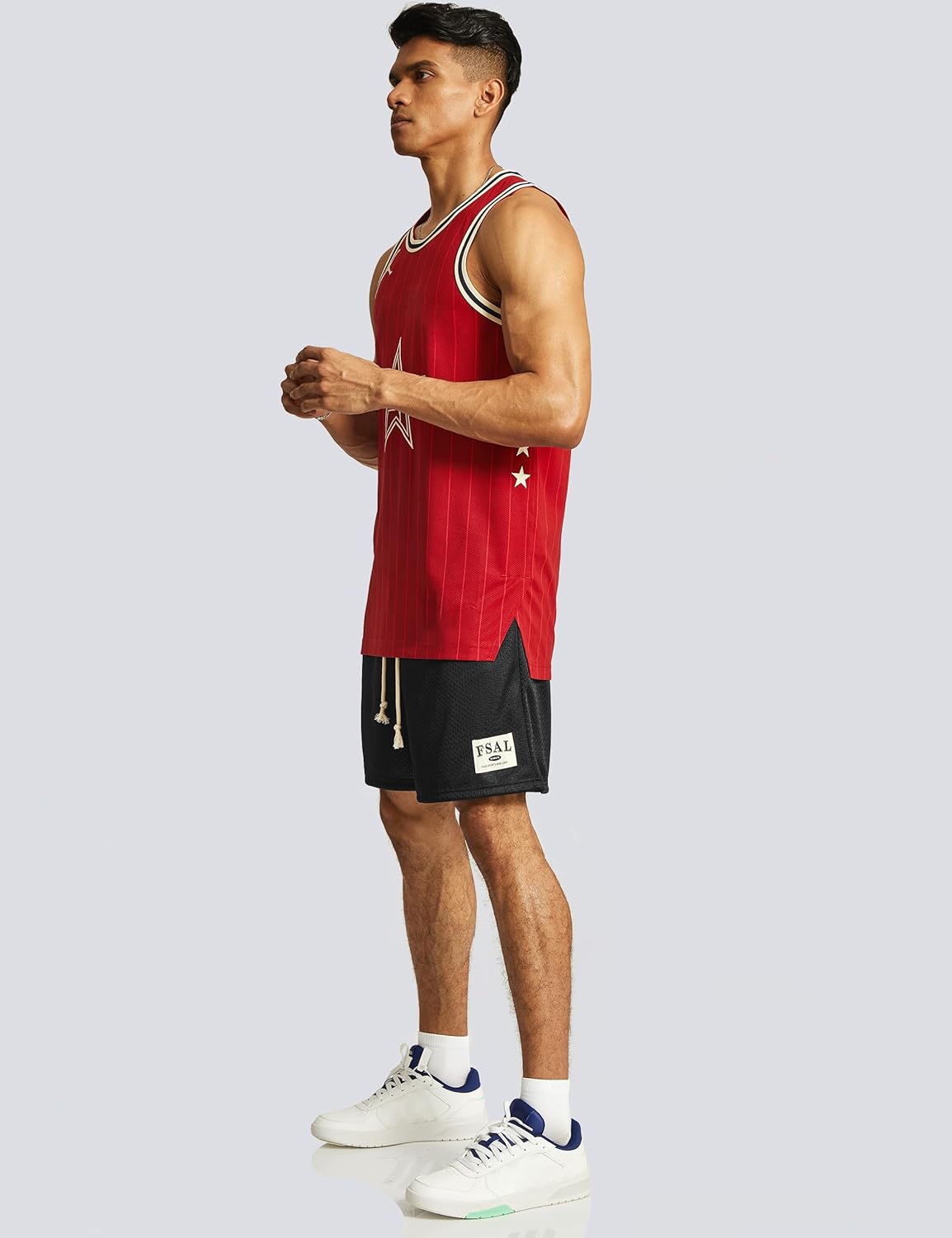 Ouber Men's Gym Shorts - Mesh Dry Fit Performance with Pockets for Basketball Workouts