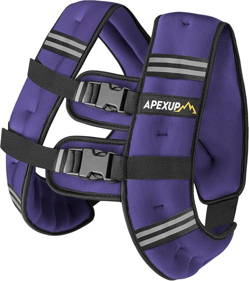 APEXUP Weighted Vest - Adjustable Weight Vest for Strength Training & Running | Unisex Fitness Gear