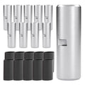 AIRIC Heat Shrink Butt Connectors - 10 Pcs Waterproof Electrical Crimp Terminals for 6 AWG Wire - Black