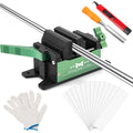 Soulchen Golf Club Vise Clamp Kit Golf Regripping Kit with Quick Release Vise Clamp Tapes Strips Tape Remover and 13 Pcs Double Sided Tapes for Home Travel Removal Tool, Solvent Not Included