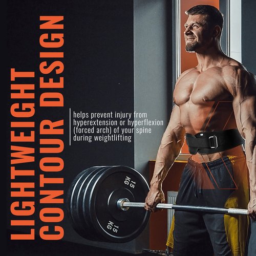 Fire Team Fit Weightlifting Belt, Weight Belt, Weight Lifting Belt for Men and Women, 6 Inch, Back Support for Lifting, Squat and Deadlifting Workout Belt (Black, 32" - 38" Around Navel, Medium)