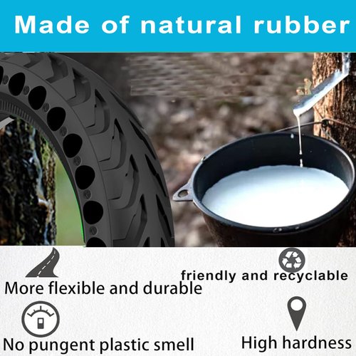 TOUBEUU Solid Tires 8.5x2 Inches for Electric Scooter, 50/75-6.1Replacement Wheels, Rubber Tyre 8-1/2'' for Gotrax GXL V2/XR/APEX & Xiaomi M365/M365 Pro/Pro 2/1S and All 8.5'' Scooter- Black(2PCS)