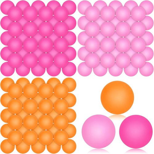 JarThena 120 Pcs Colorful Table Tennis Balls - 40mm Ping Pong Balls for Indoor & Outdoor Play