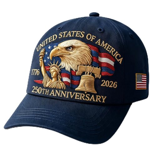 Eagle – United States 250th Anniversary Hat, United States 250th Anniversary Cap, Adjustable 1776-2026 Baseball Cap (#A)