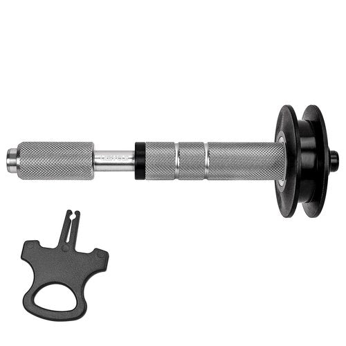 LEBYCLE Dummy Hub Bike Chain Holder for Thru Axle Frames, Elastic Snap Fit with Dual POM Bearings, Fits 142–148mm Dropouts, Quick Installation Hub Cleaning Tool for Road & MTB