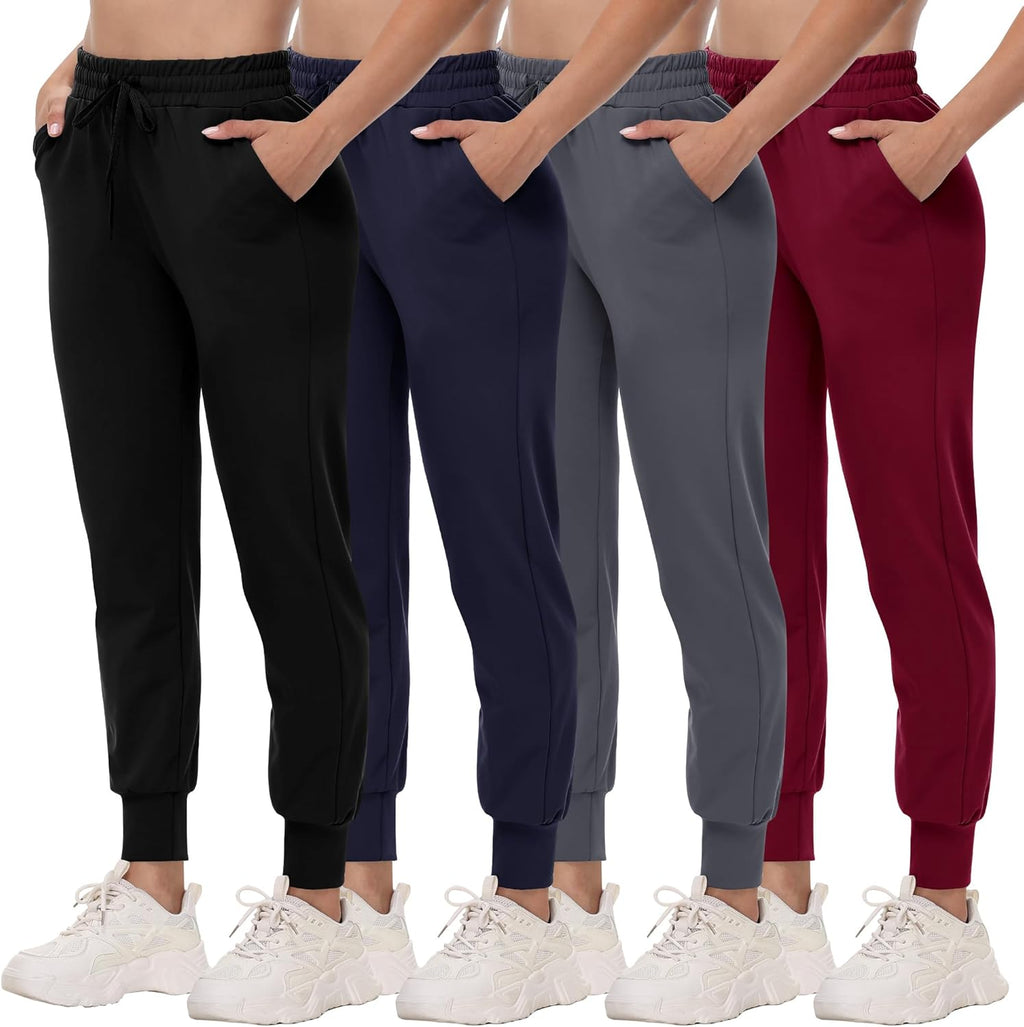 Skiennix Joggers for Women - Lightweight Comfy Sweatpants with Pockets | Perfect for Yoga & Travel