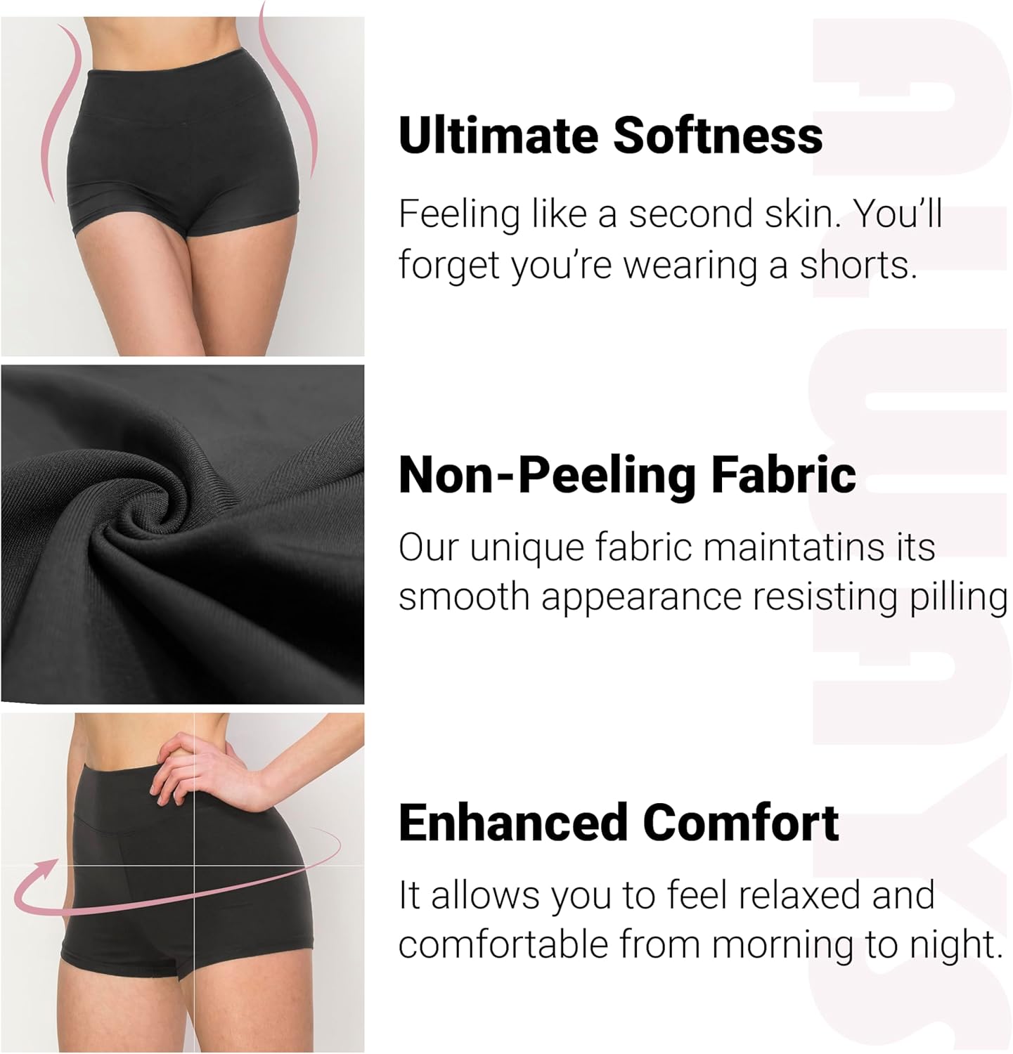 ALWAYS Yoga Shorts for Women - High Waisted Anti-Chafing Biker Shorts for Yoga & Running