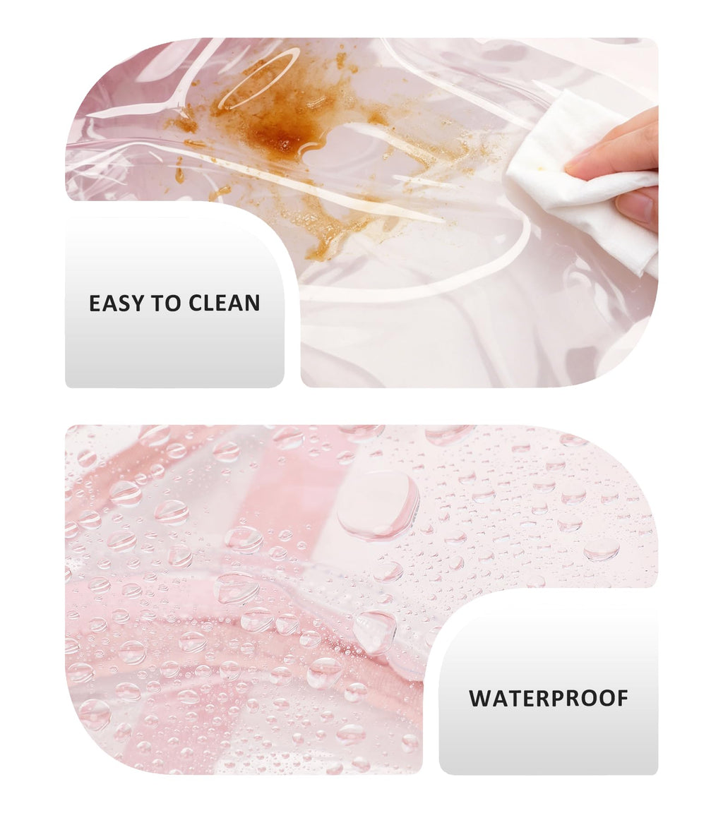 abshoo Clear Bag for Stadium Events Approved Clear Mini Backpack Transparent Bags for Women Concert Festivals Sport Event (Light Pink)