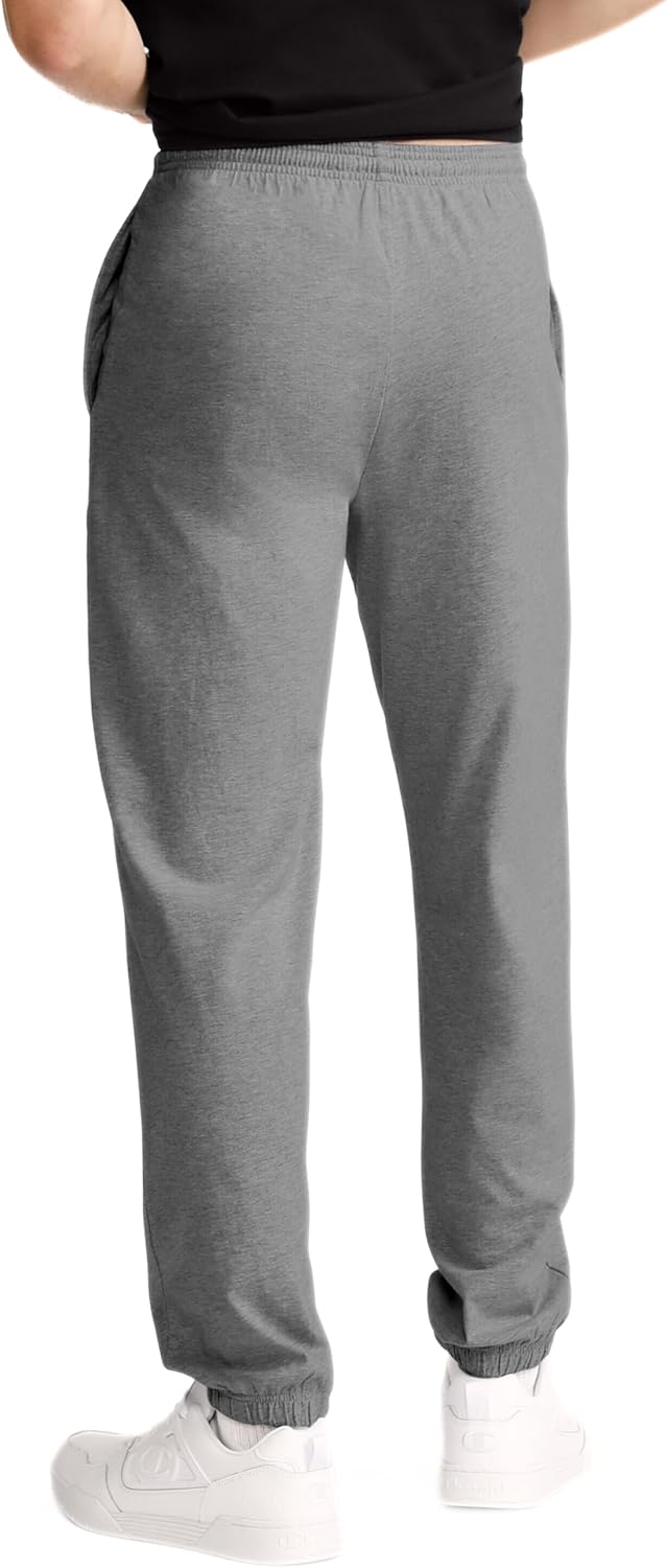 Champion Men's Lounge Pants - Lightweight 100% Cotton, Cinched-Bottom Design | Regular & Big & Tall Sizes