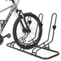 Bike Stand for 3 Bikes, Anti-Collision Design Protects Disc Brake & Derailleur, Waterproof Bike Rack Indoor/Outdoor/Garage Use, Fits Road/Kids/MTB Bicycles with 12"-29" Tires