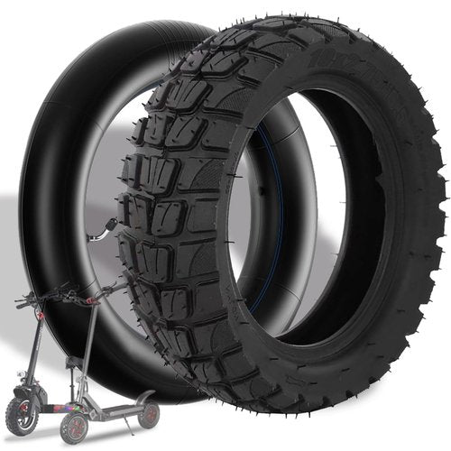Felixstory 10 Inch 10x2.75-6.5 Off-road Rubber Outer Tire with Inner Tube Suitable for Speedway 5 Dualtron 3 Hover-1 Alpha Hiboy Titan PRO Electric Scooter Explosion-Proof Super-Grip