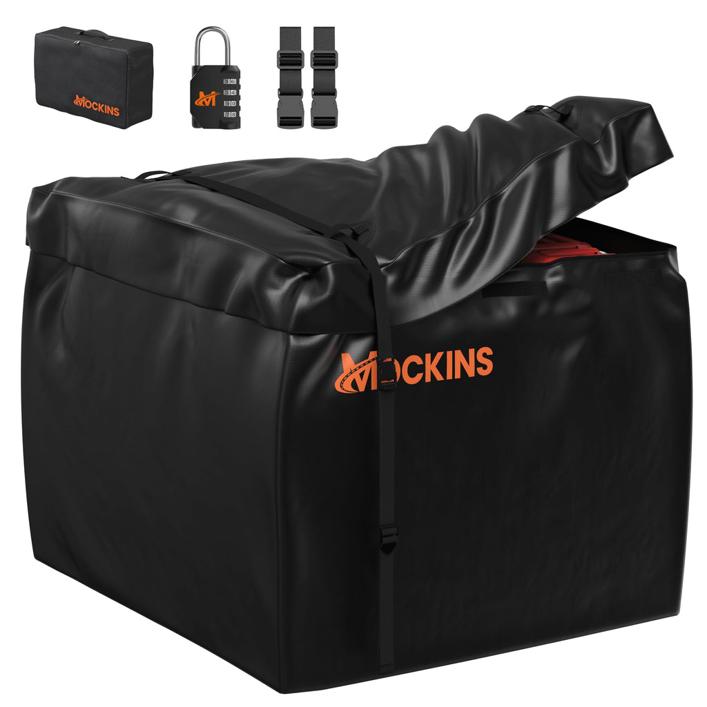 Mockins 30 CuFt Square Weatherproof Trailer Hitch Cargo Carrier Bag