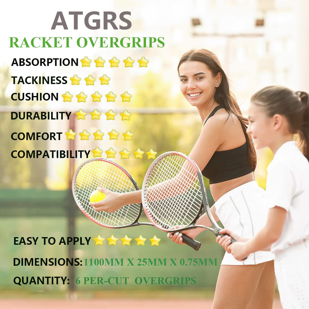 Tennis Grip Embossing Top Absorb Moisture Racquet Grip Tape Advanced Elasticity Anti-Slip Overgrip for Tennis Badminton Racquetball Grip Squash Racquet (Embossing-12 Colors)