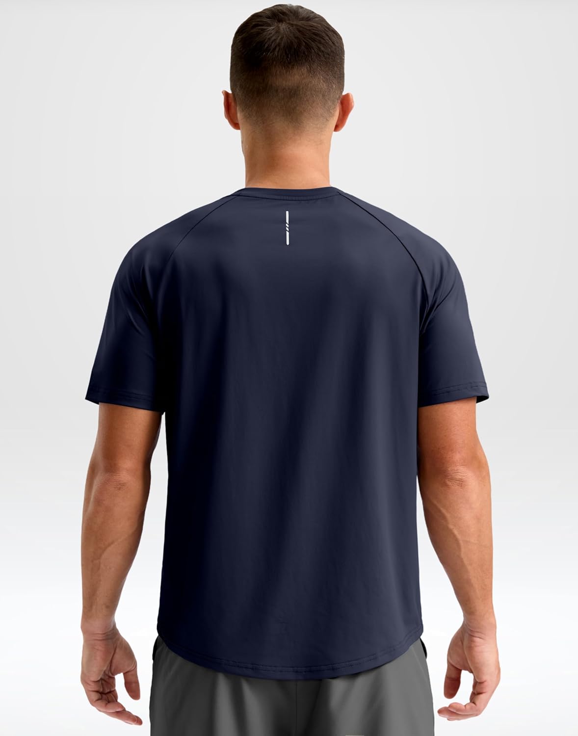 Soothfeel Men's Quick-Dry Athletic Running T-Shirts - Short Sleeve Moisture-Wicking Gym Tees
