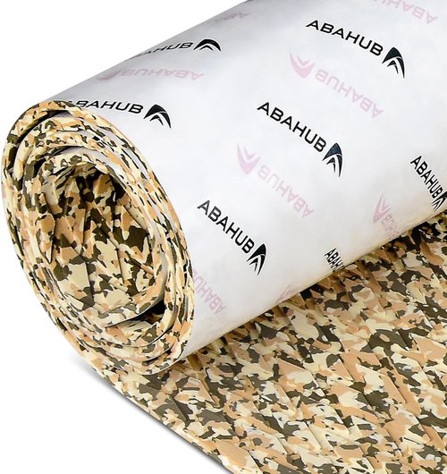 Abahub EVA Foam Boat Flooring - Non-Slip Camouflage Traction Pad | Self-Adhesive, Trimmable, 96''x16''