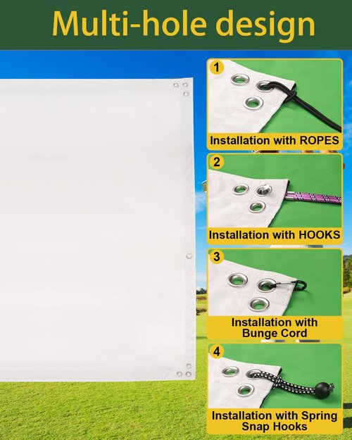 amazgolf Golf Simulator Impact Screen（118 * 78 98 * 98 118 * 118 118 * 138） for Golf Training, Indoor Golf Simulators, Washable Golf Impact Screen for Golf Practice (118 * 78inch)